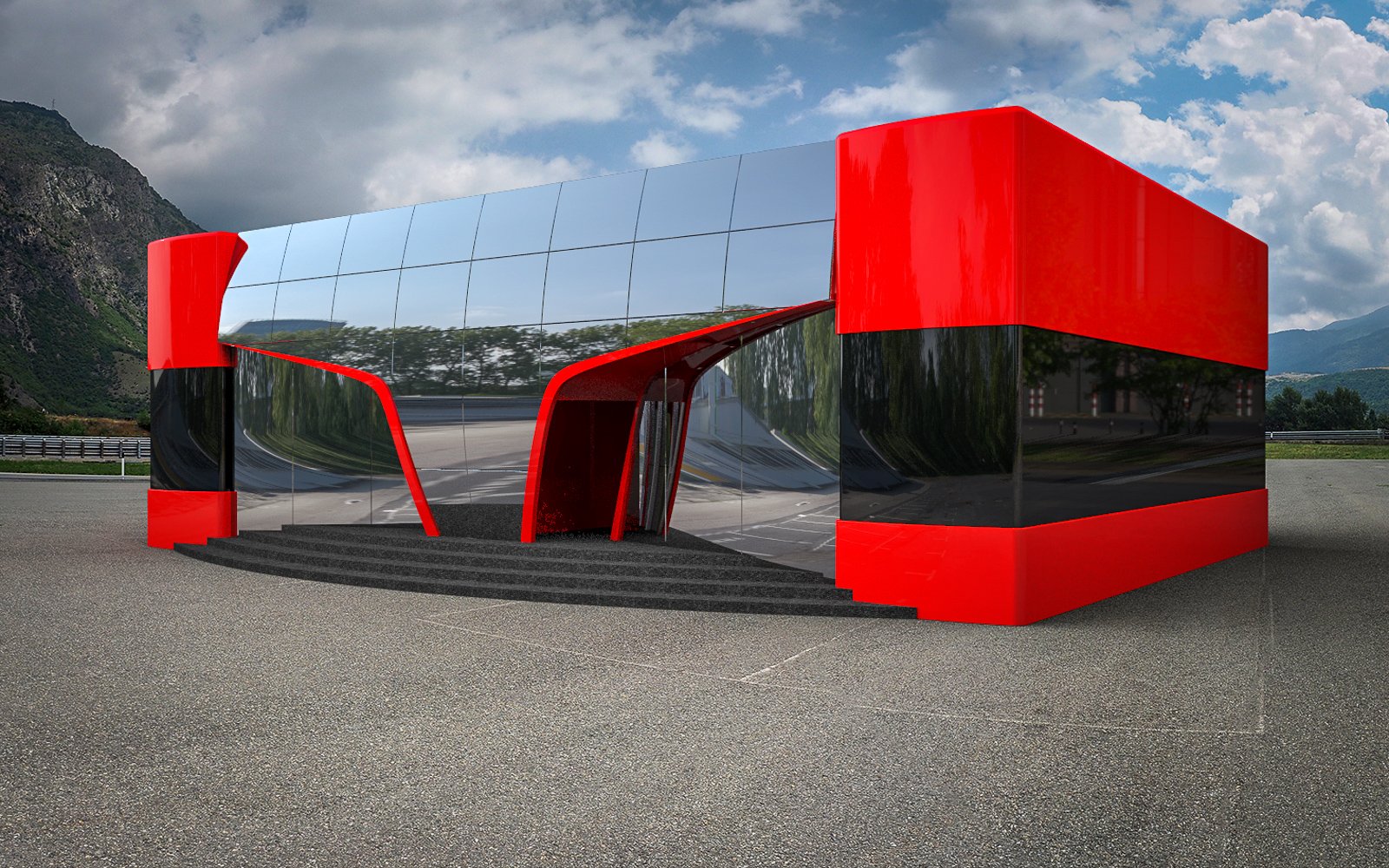 2014, Ducati Marboro team, Motorhome