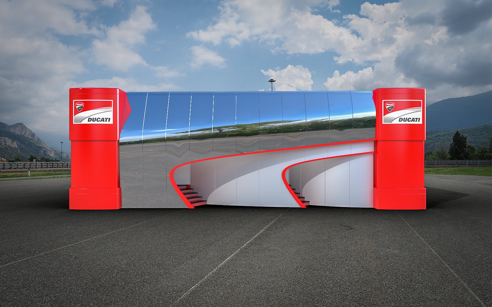 2014, Ducati Marboro team, Motorhome
